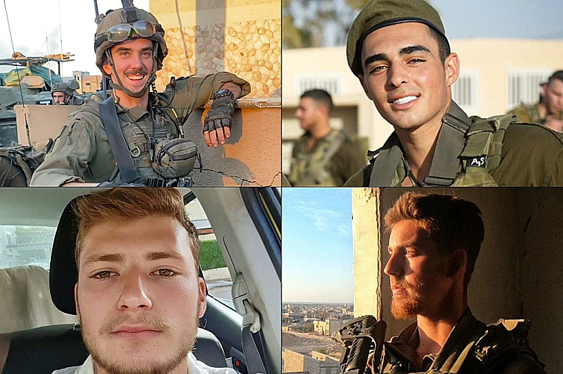 רס״ן טל פשבילסקי, סמ״ר איתן קרלסברון, סמל אלמוג שלום וסמל יאיר לוין