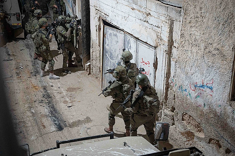 תיעוד מפעילות הכוחות במרחב 'פרעה'