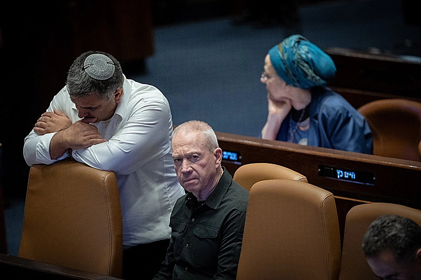 גלנט אמש בכנסת