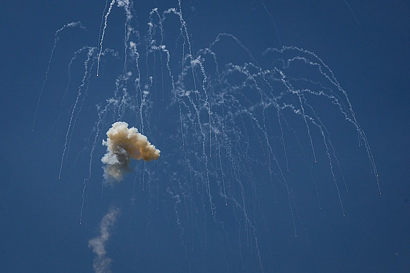 שריפות בצפון בעקבות שיגורי חיזבאללה