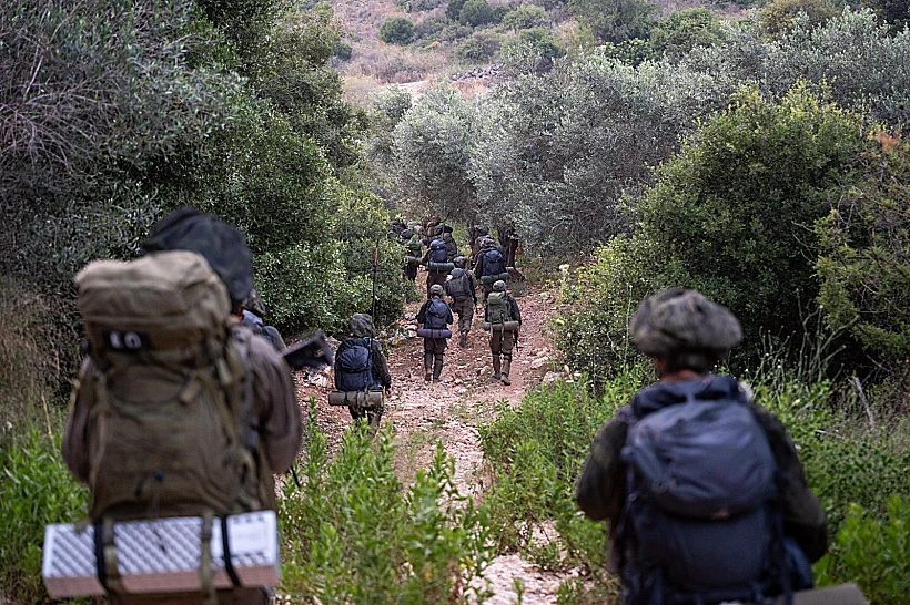 לוחמי צה"ל בתרגיל לחימה