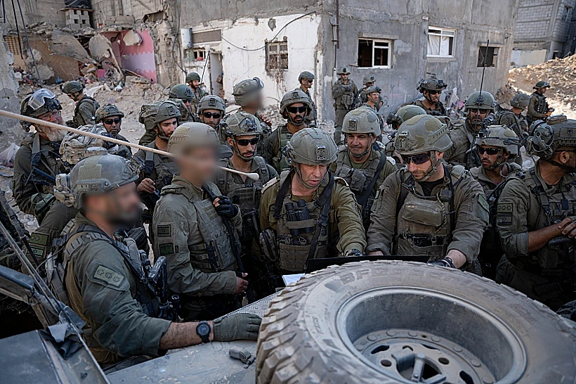 אלוף פיקוד הדרום ירון פינקלמן ברפיח