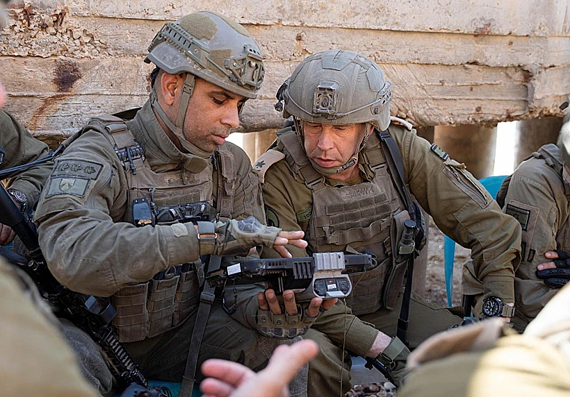 אלוף פיקוד הדרום ירון פינקלמן ברפיח