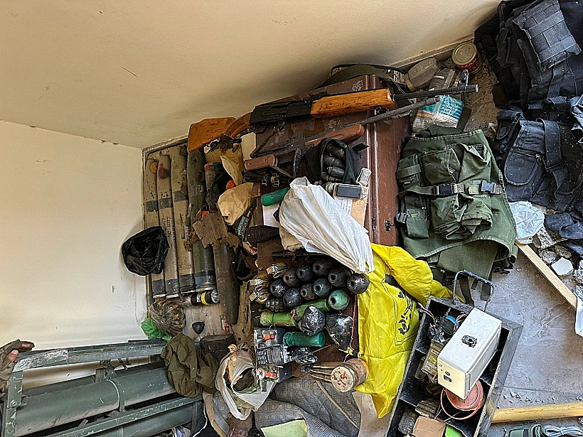 אמצעי לחימה שאותרו במרחב