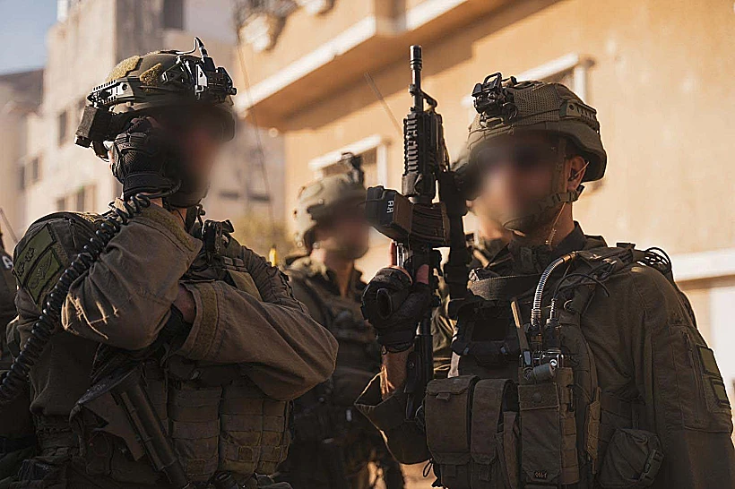צה"ל לוחמים פעילות יחידת אגוז ברצועת עזה
