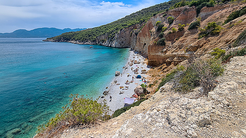 חוף חליקיאדה אגיסטרי יוון