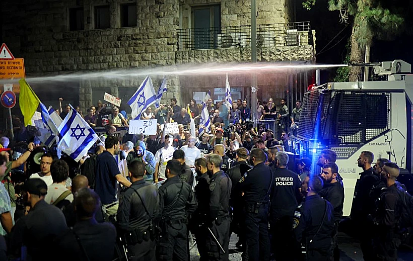 מכת"זית בירושלים, בהפגנה אתמול