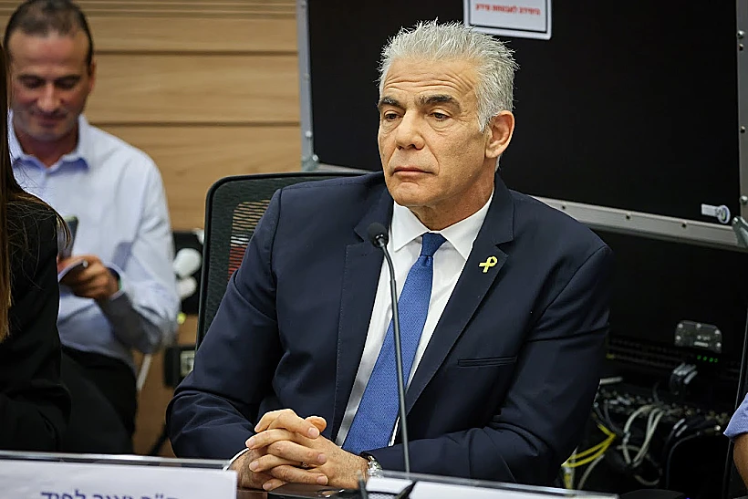 ראש האופוזיציה יאיר לפיד