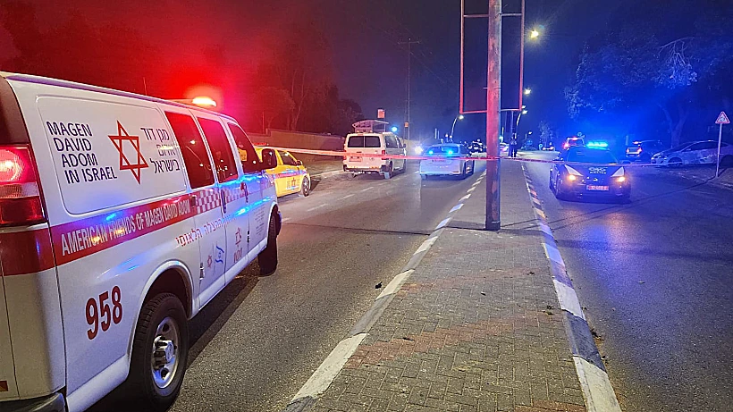 זירת התאונה ברמלה