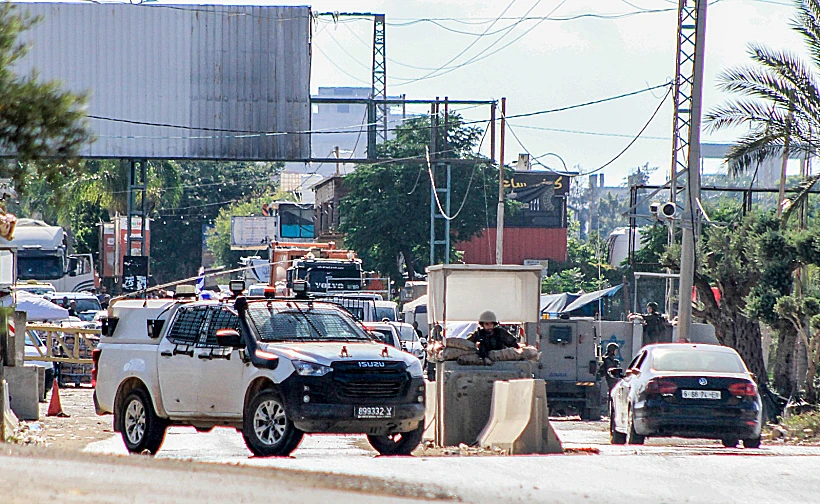 כוחות צה"ל בכניסה לקלקיליה