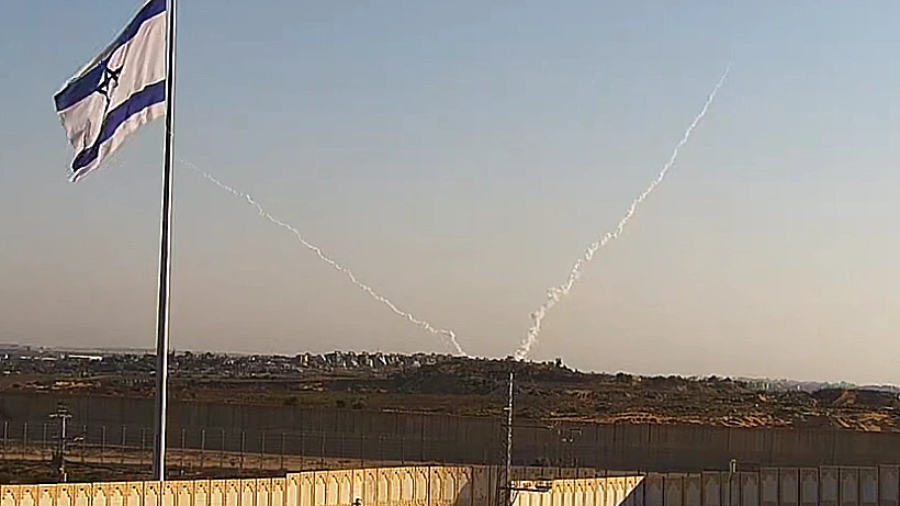 רקטות ירי השיגורים מצפון הרצועה לאשקלון ולעוטף