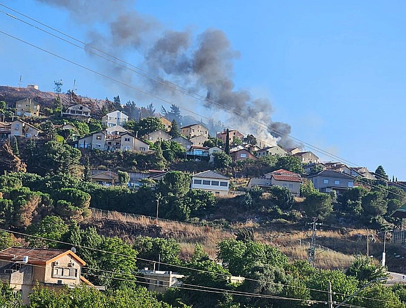 עשן מיתמר ממטולה