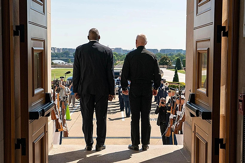 יואב גלנט ולויד אוסטין