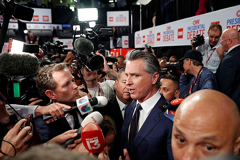 מושל קליפורניה גווין ניוסם, אחרי העימות הלילה