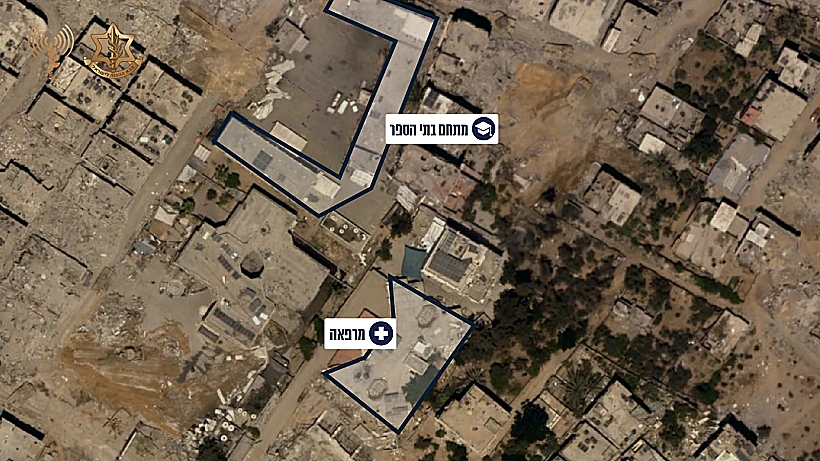 צה"ל שג'אעיה מרחב בתי הספר והמרפאה ששומשו למטרות טרור