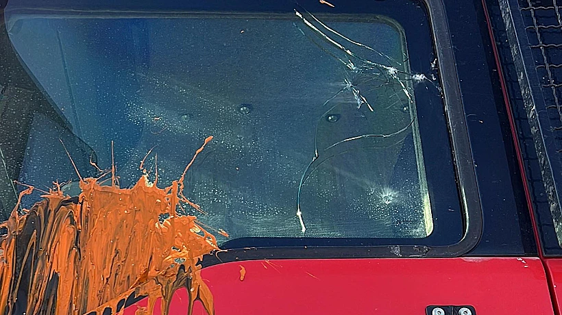 הכבאית שנפגעה במהלך ההתפרעויות במהלך פינוי מבנים לא חוקיים במאחז גבעת עוז ציון שבבנימין מתנחלים יהודה ושומרון