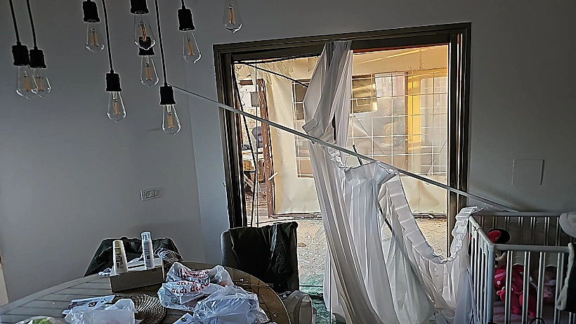 עקב מטח מלבנון: פגיעה ישירה בזרעית