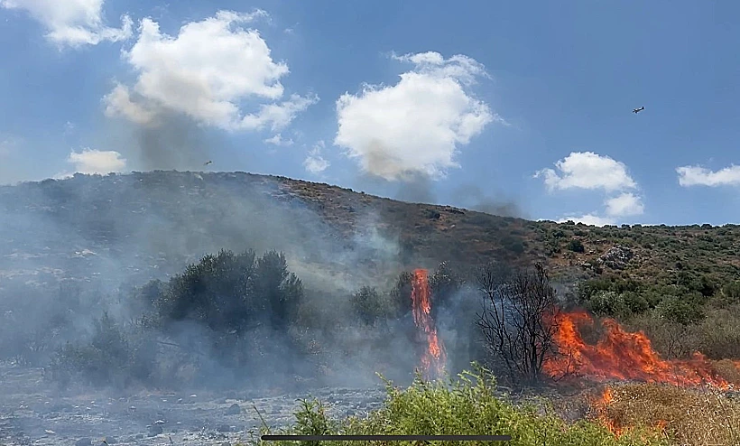 שריפה בצפון, בעקבות השיגורים מלבנון