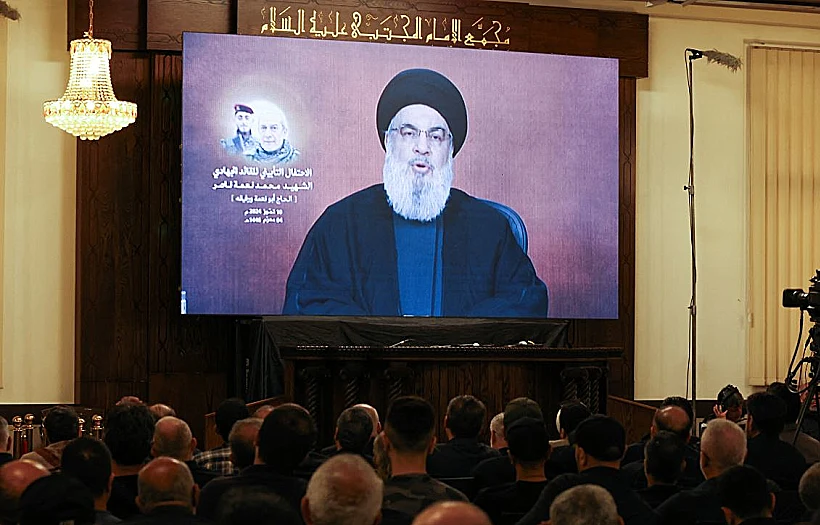 נסראללה בנאום