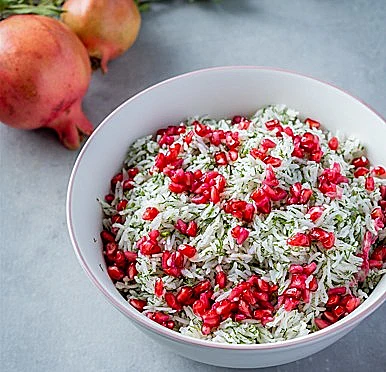 אורז עם שמיר ורימונים של שף יוסי שטרית