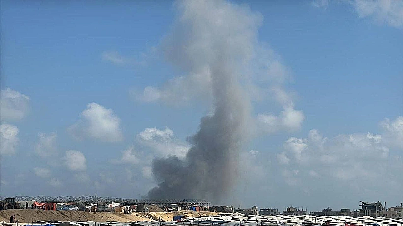 עזה צה"ל התקיפה בח'אן יונס