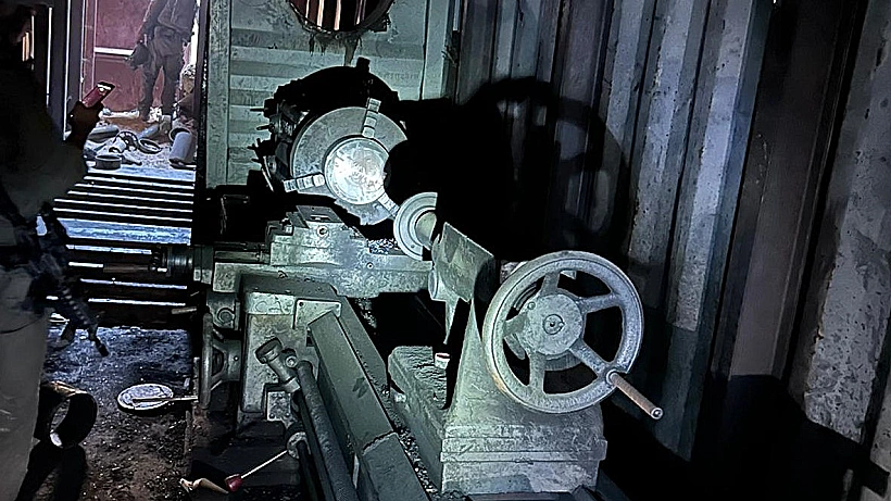 צה"ל עזה אתר ייצור הרקטות ארוכות הטווח של הג'יהאד האסלאמי