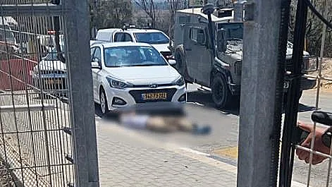 המחבל המנוטרל בזירת ניסיון הפיגוע