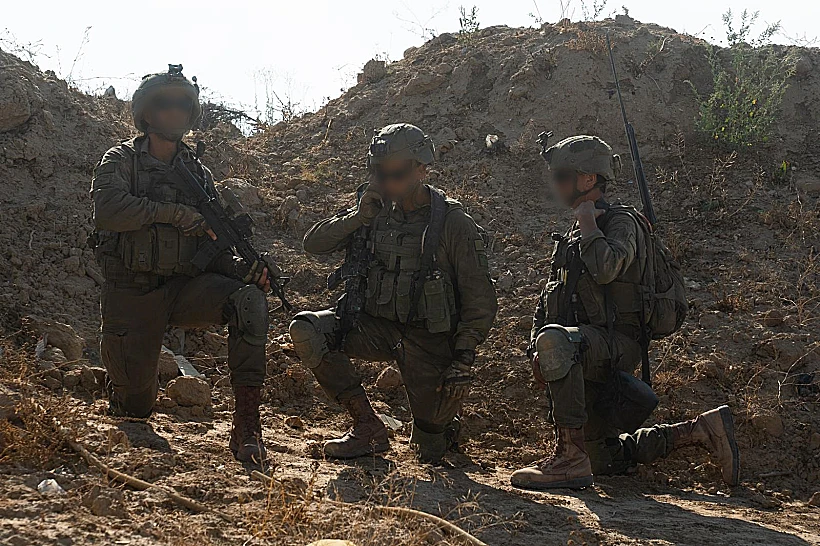 צה"ל עזה כוחות חטיבת הצנחנים בח'אן יונס