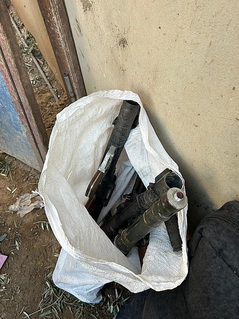 אמצעי לחימה שאותרו ברפיח