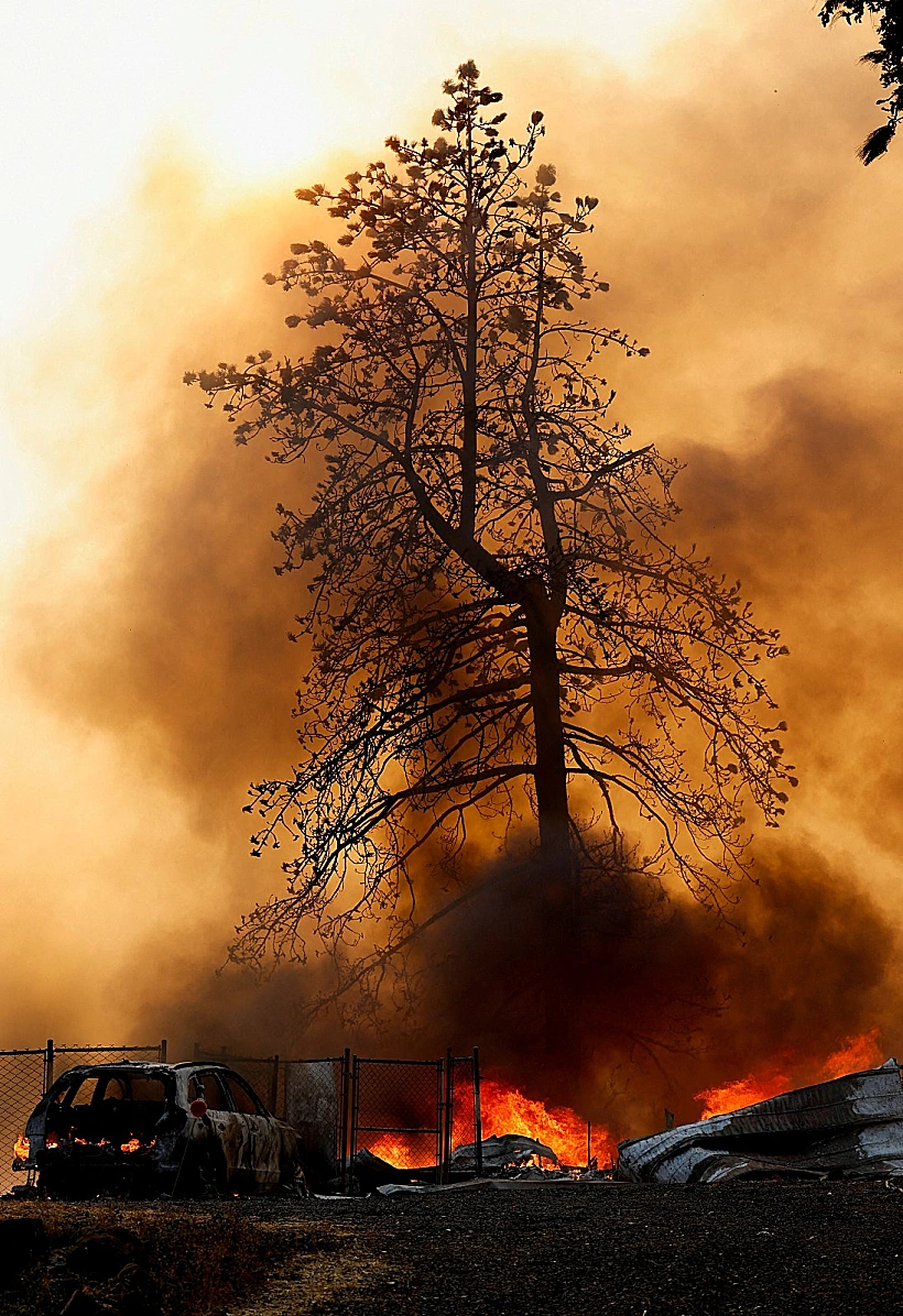 שריפות בצפון קליפורניה