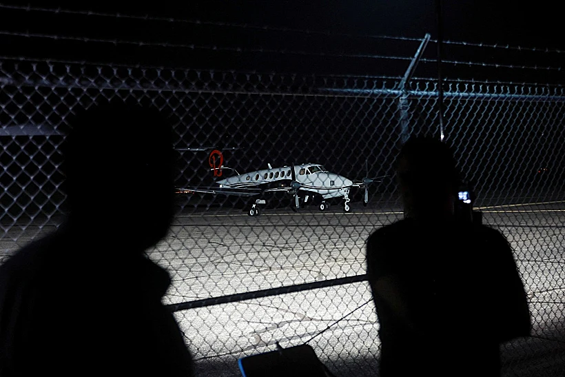 מעצר מנהיגי הקרטל במסלול הנחיתה באל פאסו, טקסס