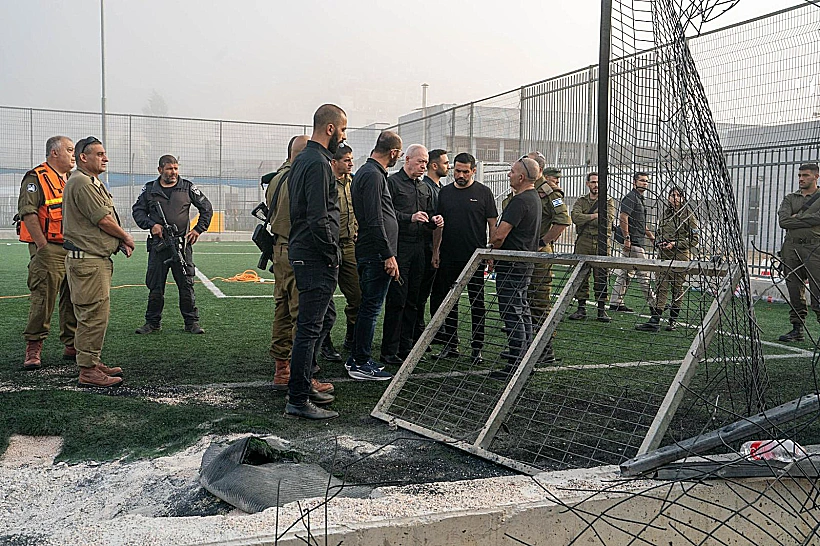 גלנט בביקור במג'דל שמס
