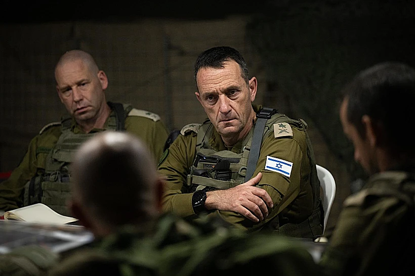 הרמטכ"ל הרצי הלוי במרכז הרצועה