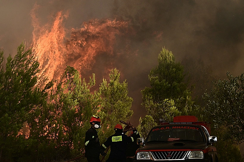 שריפות סמוך לאתונה