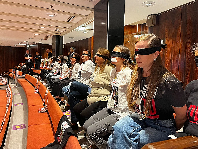 נציגי משפחות החטופים הבוקר בכנסת