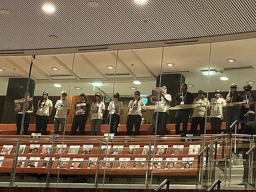 נציגי משפחות החטופים הבוקר בכנסת