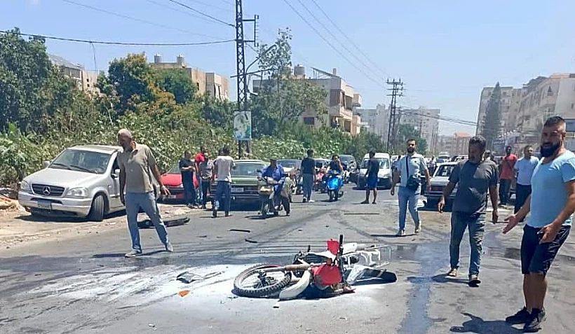 האופנוע שהותקף בצור