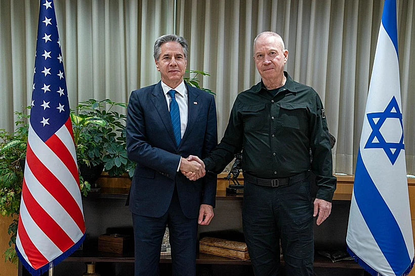 אנתוני בלינקן ויואב גלנט