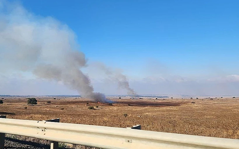 נפילות בשטח פתוח ליד צומת ווסט בגולן