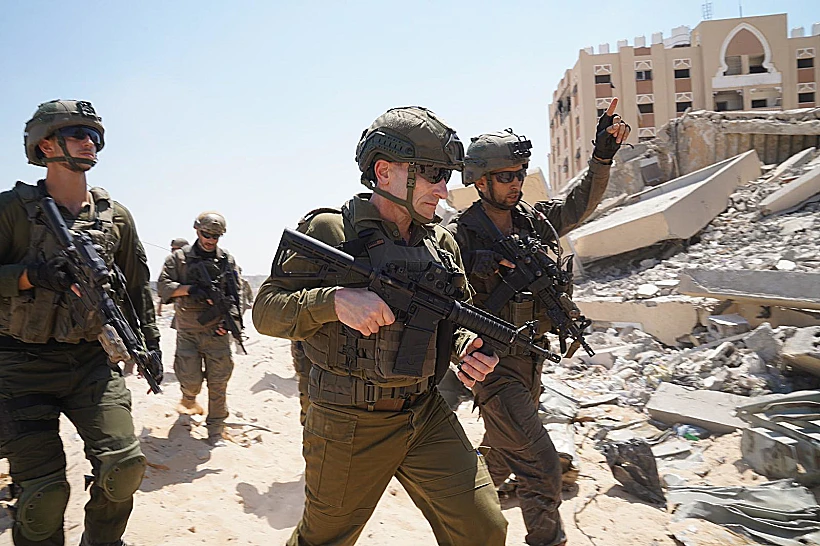 סגן הרמטכ"ל אלוף אמיר ברעם ברצועת עזה