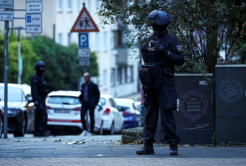 כוחות משטרה בזירת פיגוע בגרמניה. ארכיון