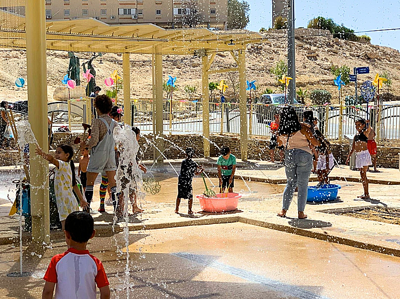 מזרקות בפארק קשת