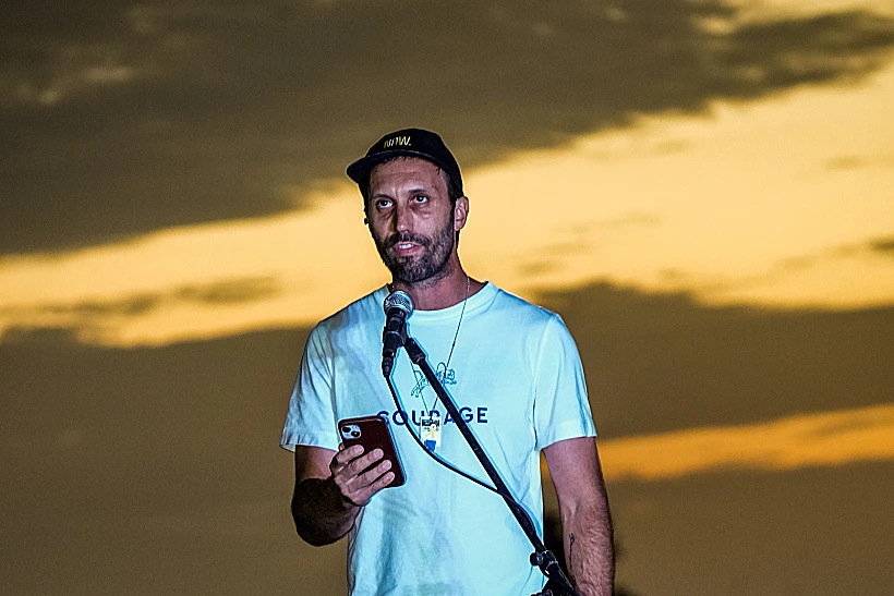 קרובי חטופים על גבול עזה