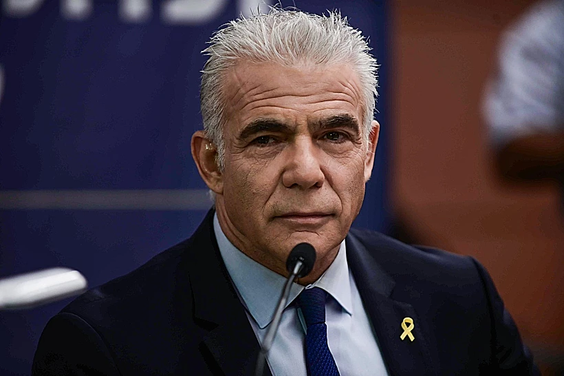 ראש האופוזיציה יאיר לפיד