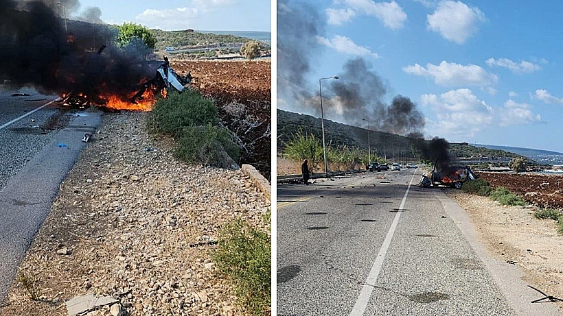 זירת התקיפה בדרום לבנון
