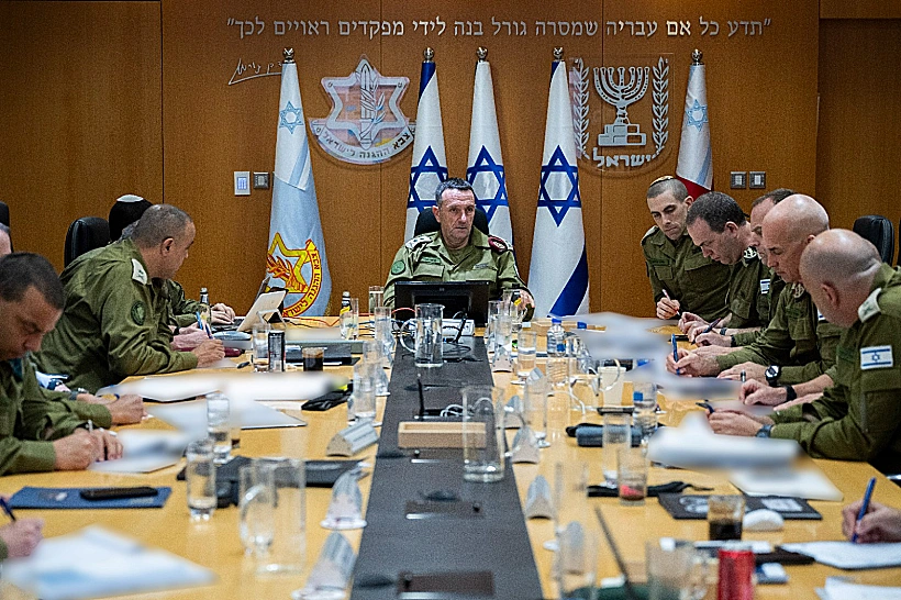 הרמטכ"ל הרצי הלוי בהערכת מצב לגזרה הצפונית