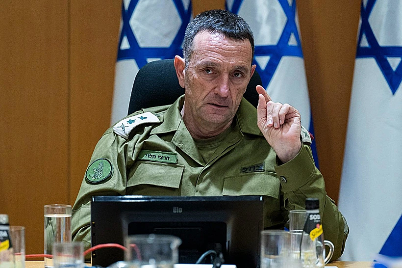 הרמטכ"ל הרצי הלוי בהערכת מצב לגזרה הצפונית