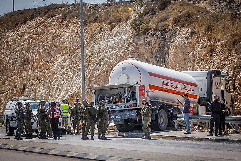 זירת הפיגוע בבנימין