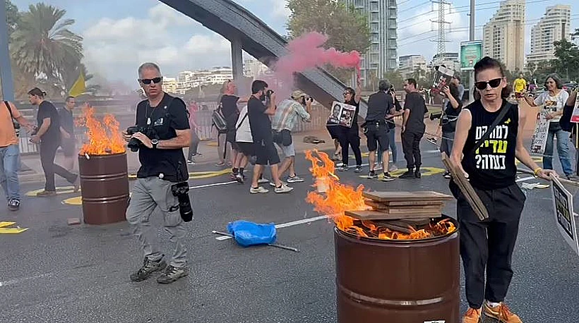 הפגנות בדרך נמיר