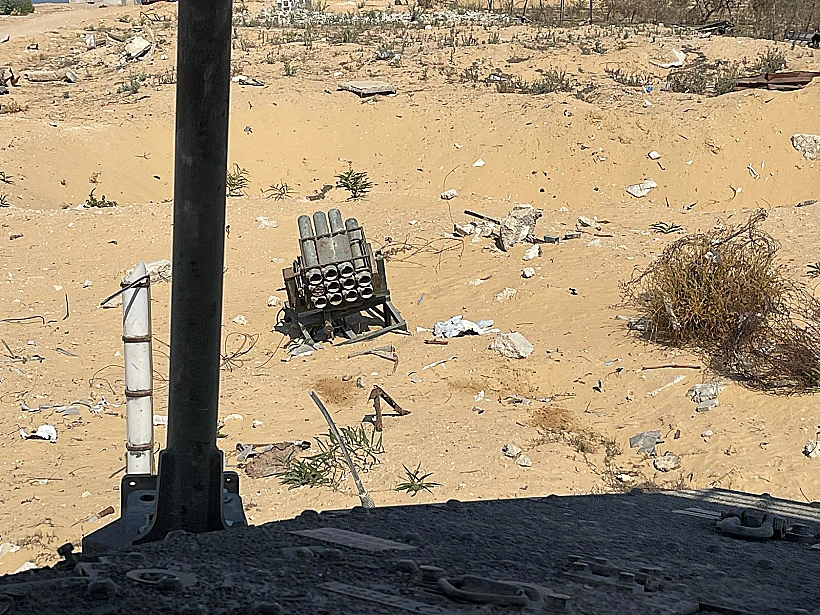 משגרים שאותרו ברפיח